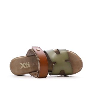 Sandales Kaki/Marron Femme Xti 144125 vue 4