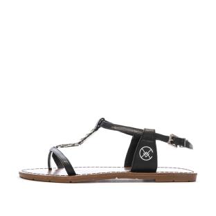 Sandales Noires Femme Chattawak PETUNIA pas cher