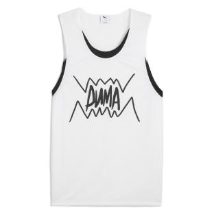 Débardeur de Basketball Blanc/Noir Homme Puma Jaws Core Tank vue 0