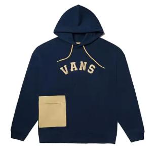 Sweat Marine Homme Vans Prep Hoodie vue 0