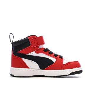 Baskets Rouges/Noires/Blanches Garçon Puma vue 0