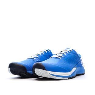 Chaussures de tennis Bleu/Blanches Homme Wilson Rush Pro vue 6