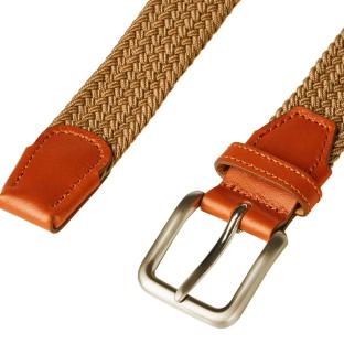 Ceinture Marron Homme Jack & Jones Woven Belt vue 0