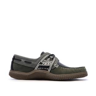 Chaussures Bateau Kaki/Noir Homme TBS GLOBEK vue 2