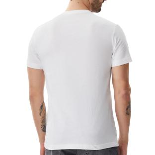 T-Shirt Blanc Homme Calvin Klein Jeans Brush Stroke Graphic vue 2