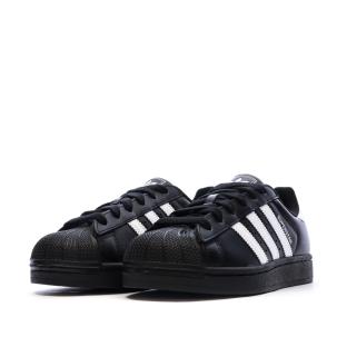 Baskets Noires Garçon/Fille Adidas Superstar vue 6