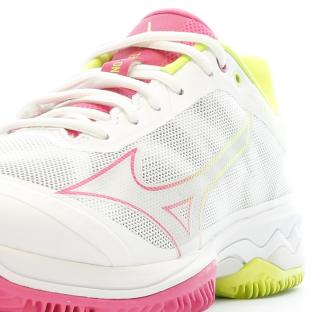 Chaussures de Padel Blanche Femme MizunoWave Exceed Light vue 7