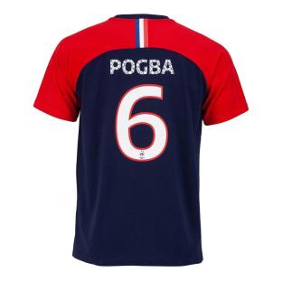 Pogba T-shirt Fan Marine/Rouge Homme Equipe de France vue 2