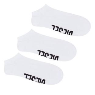 3 Paar weiße Herrensocken von Diesel Calzino Ansicht 0