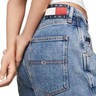Jean Baggy Bleu Femme Tommy Hilfiger Daisy vue 0