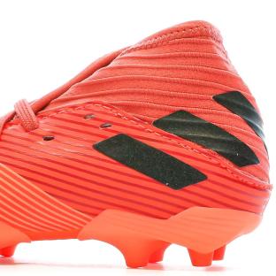 Chaussures de football Orange/Noires Garçon Adidas Nemeziz 19.3 vue 7