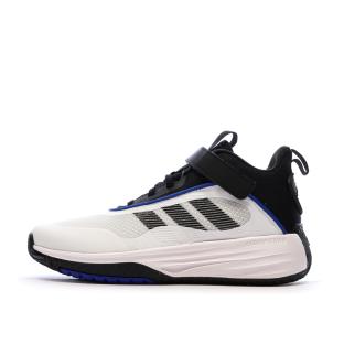 Chaussures de basketball Blanches/Noires Enfant Adidas Ownthegame vue 0