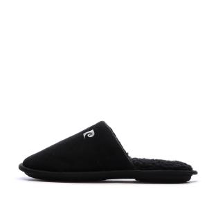 Chaussons Noir Homme Pierre Cardin Bouclettes pas cher