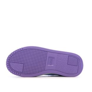 Zapatillas blancas/moradas para niña Puma Carina Street Bouncy ver 0