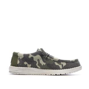 Chaussures Militaire Kaki Homme Hey Dude Camo vue 0