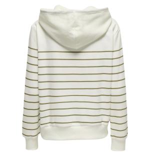 Sweat Blanc/Kaki Femme Only Ladelle vue 2