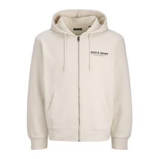 Sweat Zippé Beige Homme Jack & Jones Vesterbro pas cher