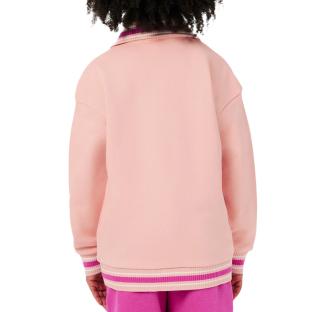Blouson Rose Fille Lacoste Button Down Fleece vue 0