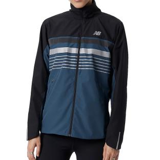 Veste Noir/Marine Femme New Balance Accelerate Reflective pas cher