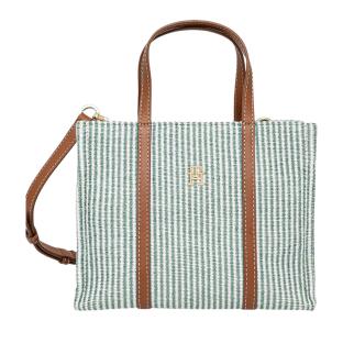 Sac à Main Vert/Marron Femme Tommy Hilfiger Premium Beach pas cher