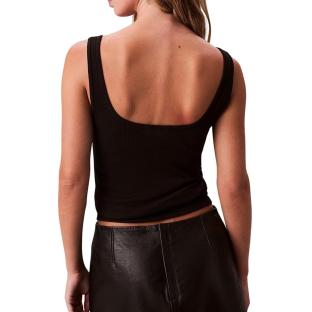 Débardeur Noir Femme Calvin Klein Jeans Monogram vue 0