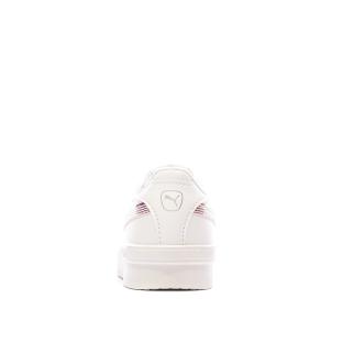 Baskets Blanc/Rose irisé Fille Puma Jada Holo vue 3