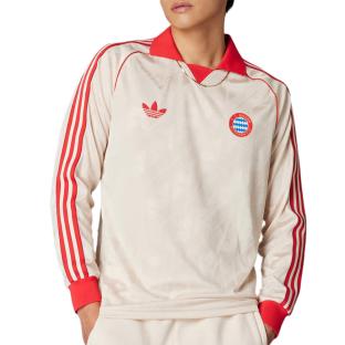 Bayern Munich Maillot Lifestyle Ecru/Rouge Homme Adidas vue 0
