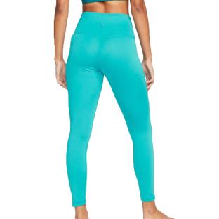 Legging Turquoise Femme Nike 7/8 Lurex vue 2