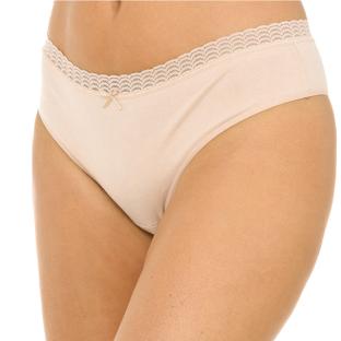 x2 Culottes Beige Femme Dim Hipsters pas cher