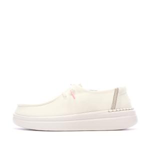 Chaussures Blanches Femme Hey Dude Wendy Rise pas cher