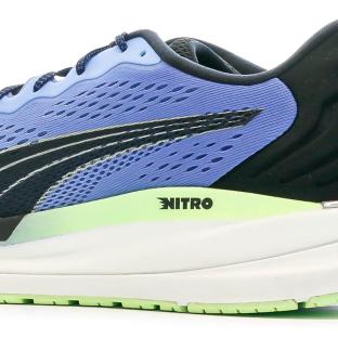 Chaussures de Running Noir/Bleu Homme Puma Magnify Nitro Surge vue 7