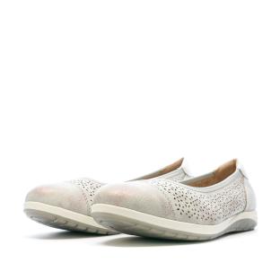 Ballerines Gris/Rose Femme RELIFE Hygeno vue 6