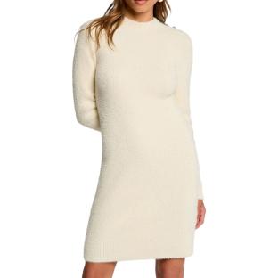 Robe Ecru Femme Morgan Duveteuse pas cher