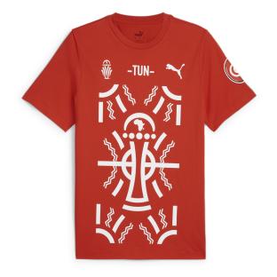 T-Shirt Rouge Homme Puma Afcon vue 0