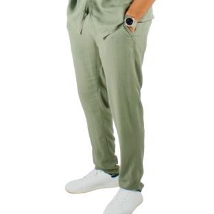 Pantalon Fluide Kaki Homme Paname Brothers vue 0