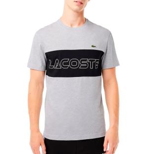 T-shirt Gris Homme Lacoste TH1712 vue 0