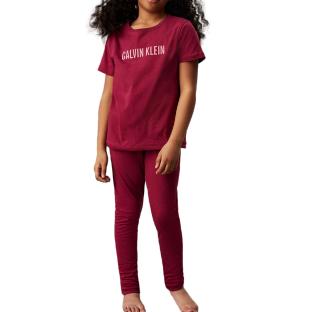 Pyjama Rouge Fille Calvin Klein Jeans Knit pas cher