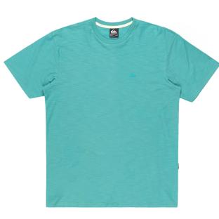 T-Shirt Turquoise Homme Quiksilver Slub roundneck vue 0