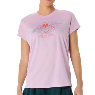 T-shirt Mauve Femme Asics Fujitrail vue 0