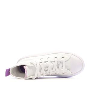 Baskets Blanches Fille Converse Ct All Star Move Platform vue 4