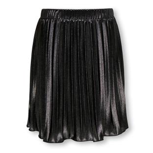 Jupe Grise Métallique Fille Kids ONLY Lyon Pleated Shine vue 0