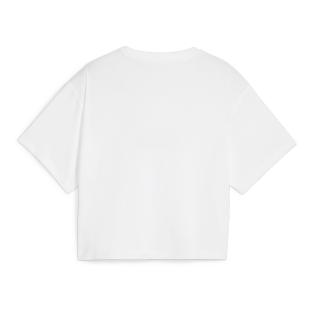 Crop top Blanc/Violet Fille Puma 845346 vue 2