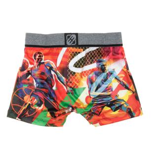Boxer Orange Garçon Freegun Basketball vue 0