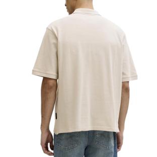 Polo Beige Homme Jack & Jones Archive Graphic Polo vue 0
