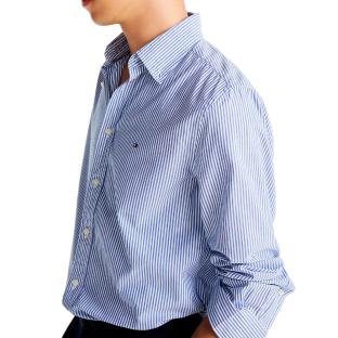 Chemise Bleu Homme Tommy Hilfiger Flex vue 3