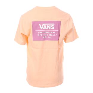 T-shirt Corail Enfant Vans Box Logo Tee Tropical Peach vue 2