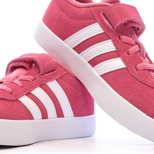 Baskets Roses Fille Adidas Vl Court vue 7