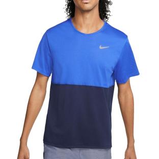 T-shirt Bleu/Marine Homme Nike Run pas cher