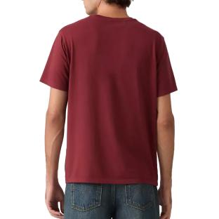 Camiseta burdeos para hombre Levi's Ss Classic Hm Tee ver 0
