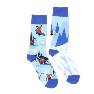 Chaussettes Bleu Mixte Stella Green Ski pas cher